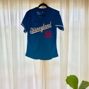Blue Disneyland Baseball Jersey